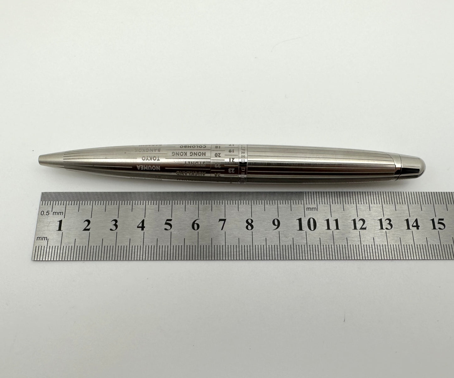 Alfred Dunhill AD2000 G.M.T. World Time Zones Limited Edition Ballpoint Pen -NOS