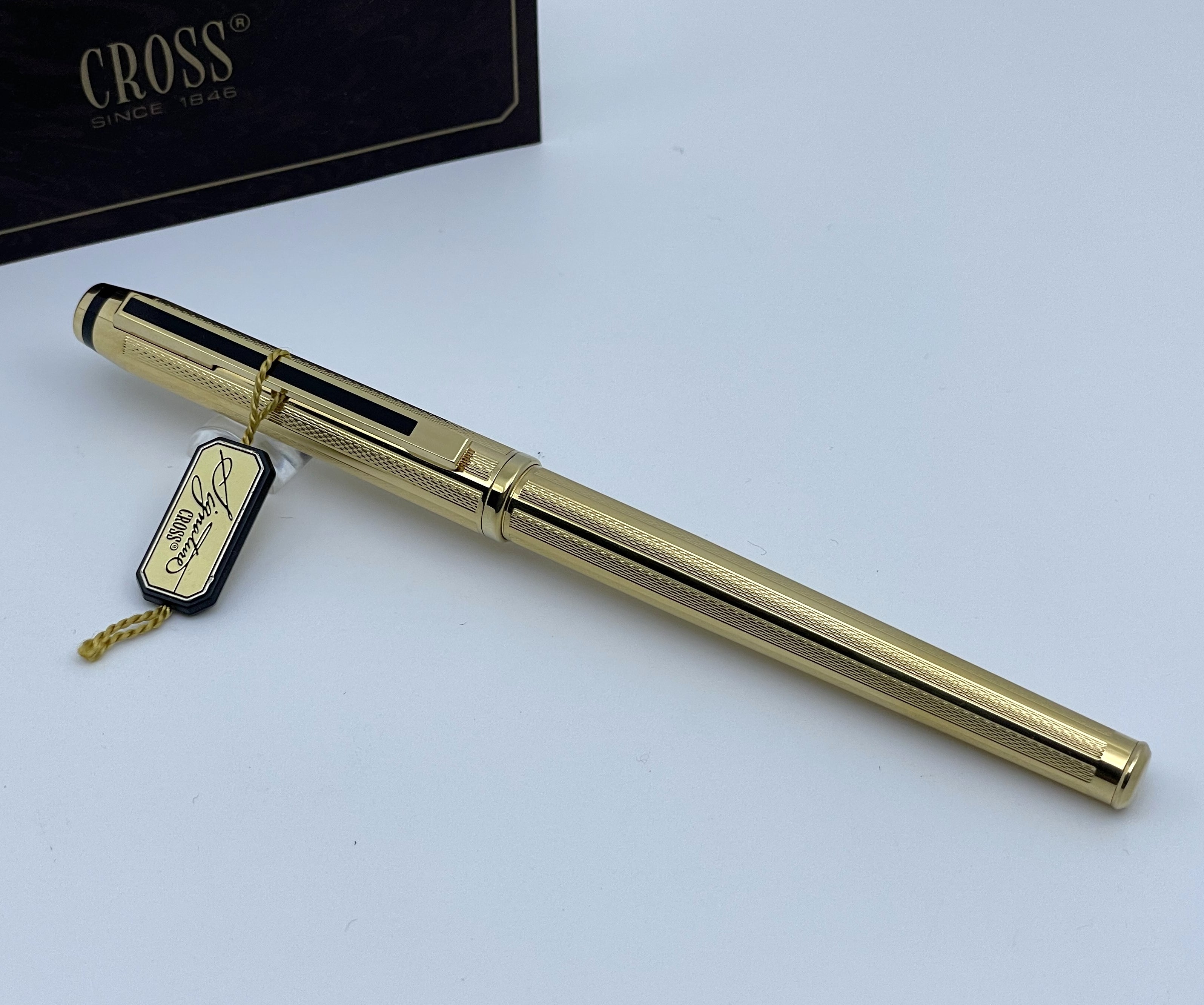 NOS Cross 6206 Signature 22KT Gold Electroplated Fountain Pen – pensandmore