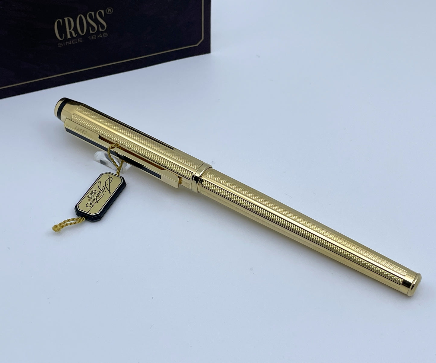 NOS Cross 6206 Signature 22KT Gold Electroplated Fountain Pen