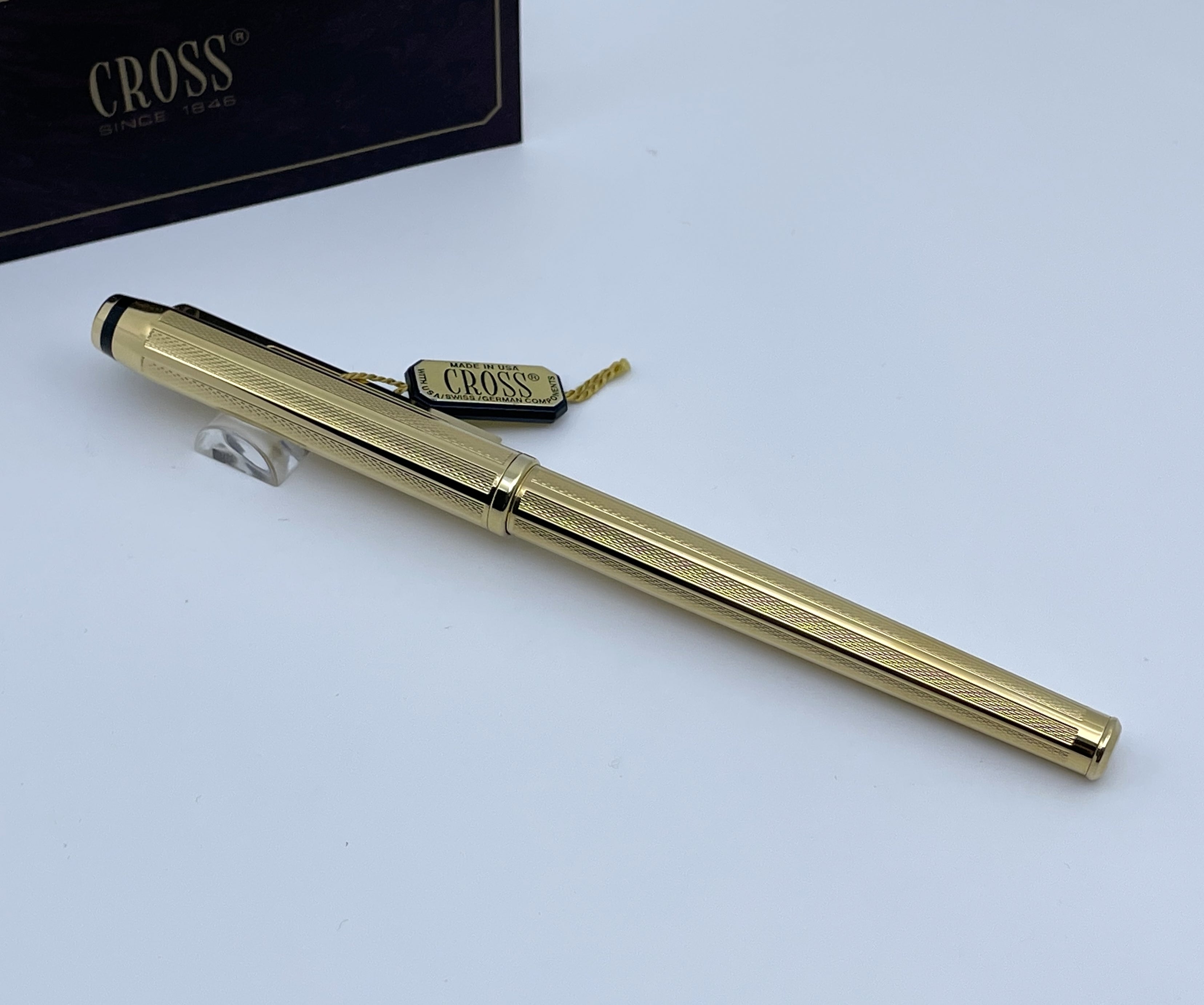 NOS Cross 6206 Signature 22KT Gold Electroplated Fountain Pen – pensandmore