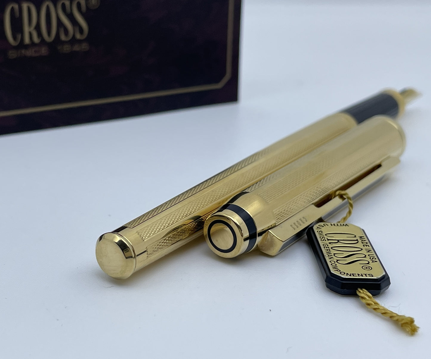 NOS Cross 6206 Signature 22KT Gold Electroplated Fountain Pen