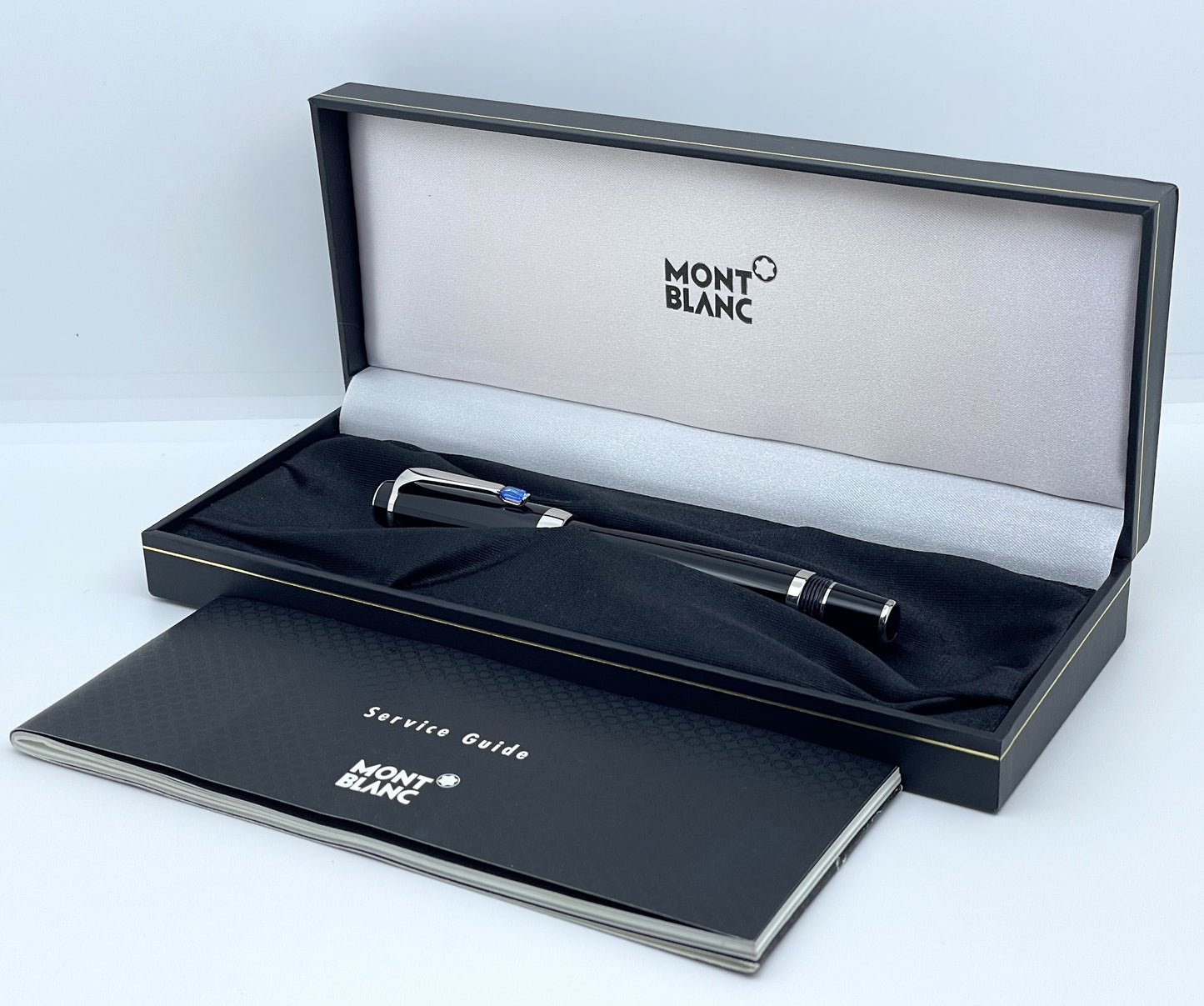 Montblanc Boheme Blue Sapphire Platinum Rollerball Pen