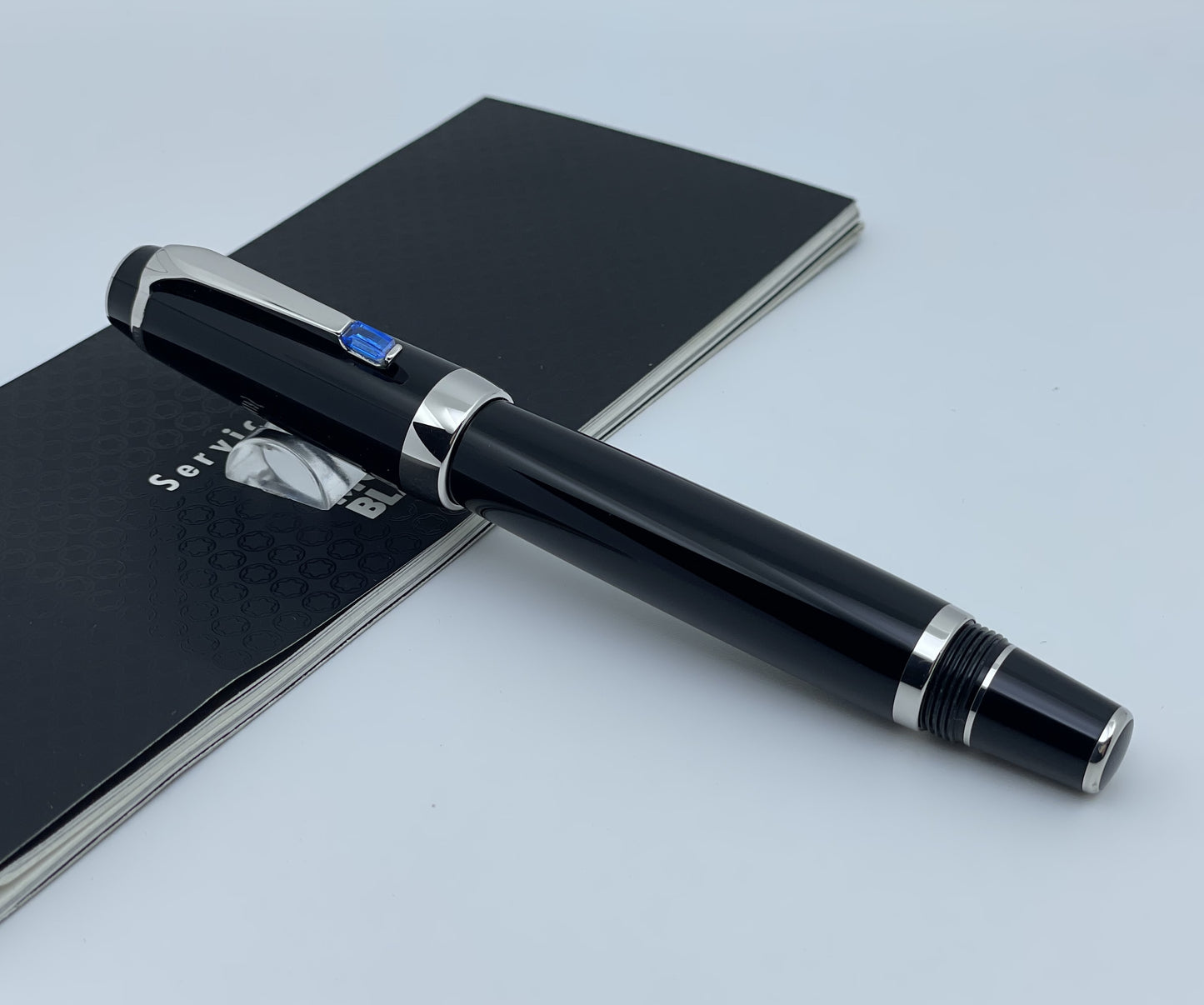 Montblanc Boheme Blue Sapphire Platinum Rollerball Pen