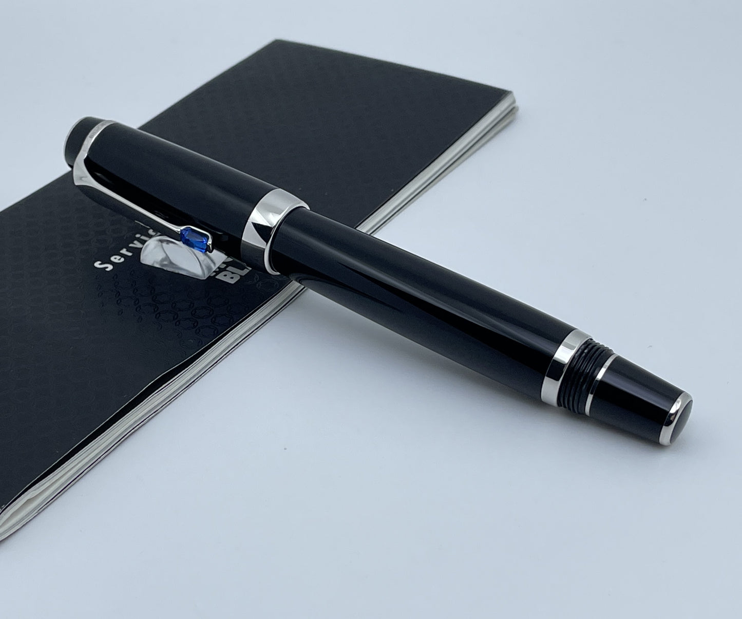 Montblanc Boheme Blue Sapphire Platinum Rollerball Pen