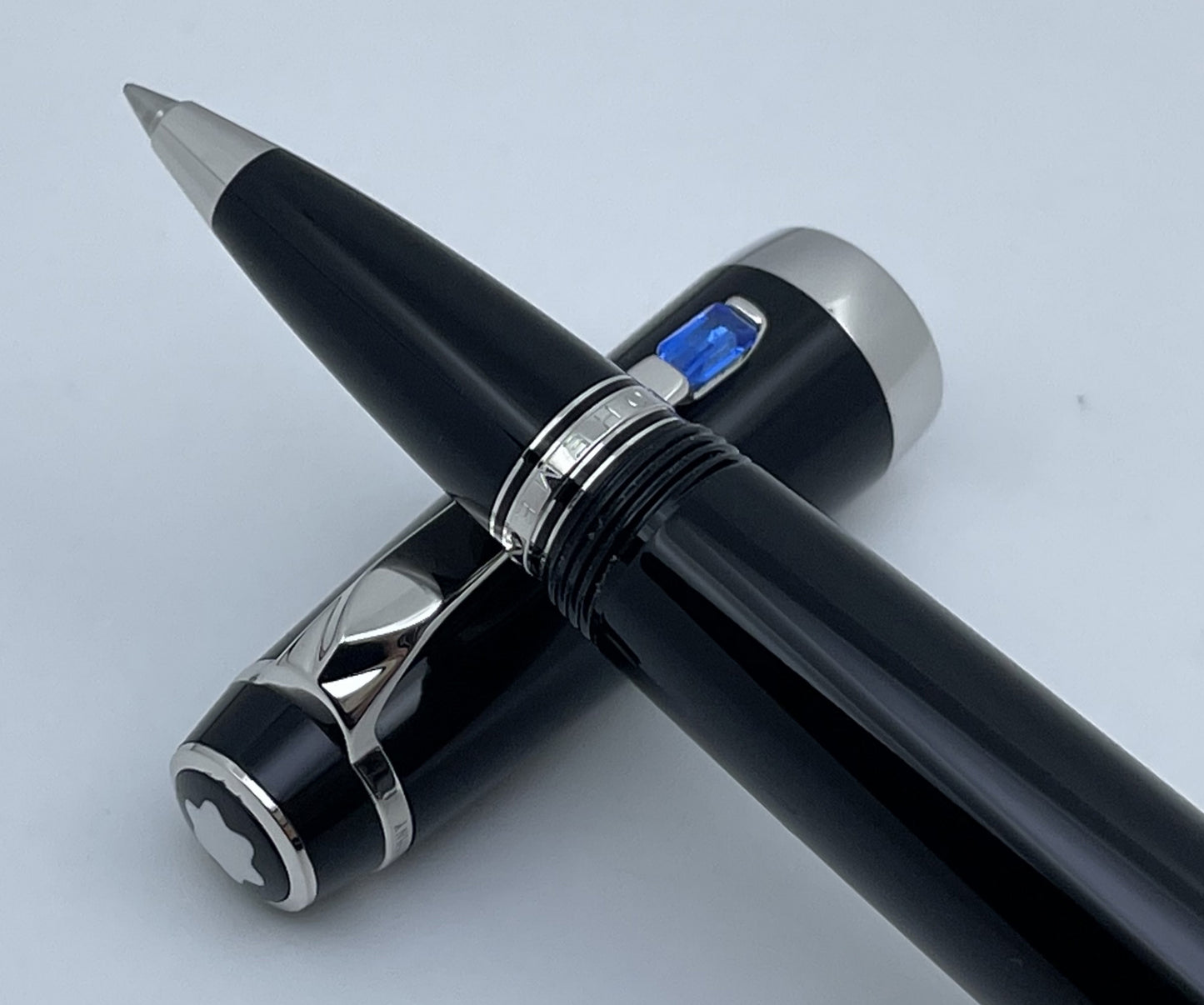 Montblanc Boheme Blue Sapphire Platinum Rollerball Pen