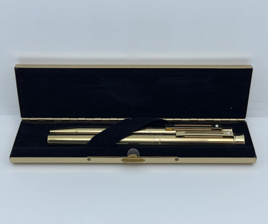 Sheaffer Targa Imperial Brass Targa 1020 Fountain Pen & Ballpoint Pen Set