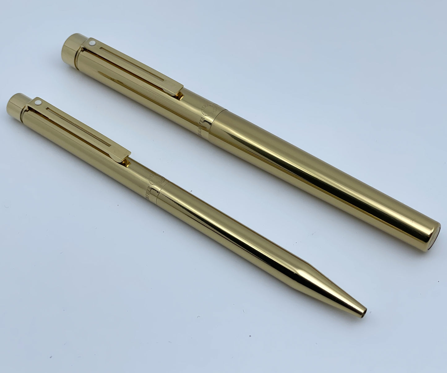 Sheaffer Targa Imperial Brass Targa 1020 Fountain Pen & Ballpoint Pen Set