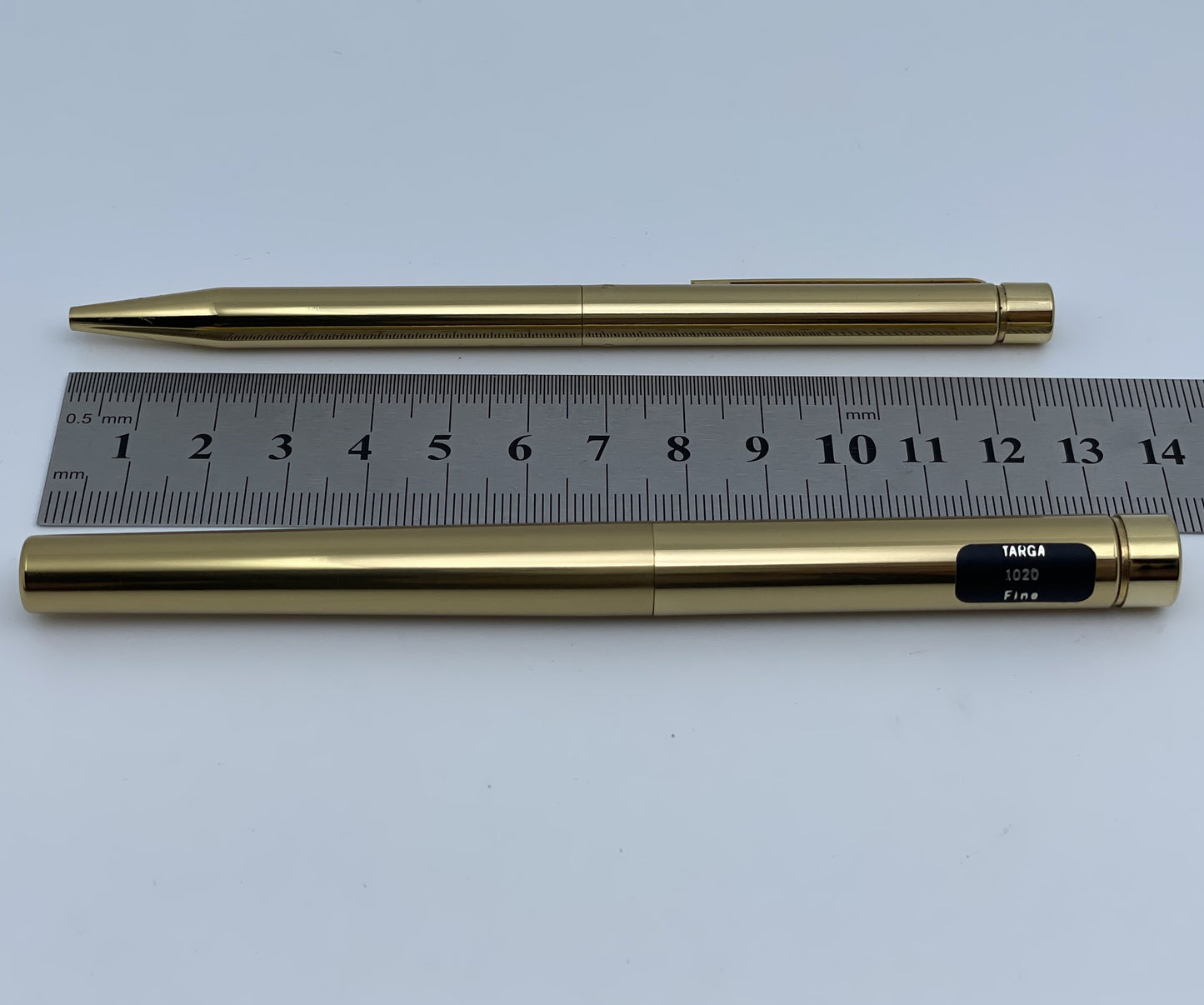 Sheaffer Targa Imperial Brass Targa 1020 Fountain Pen & Ballpoint Pen Set