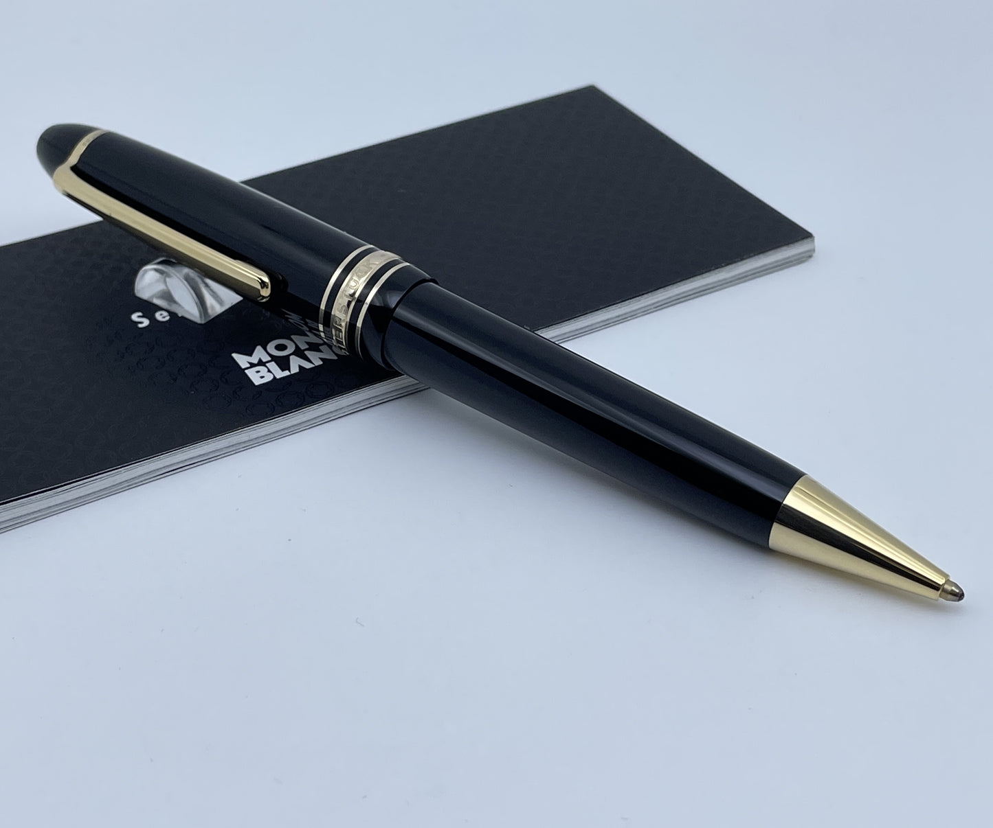 Montblanc Meisterstuck Black LeGrand 161 Gold Plated Ballpoint Pen