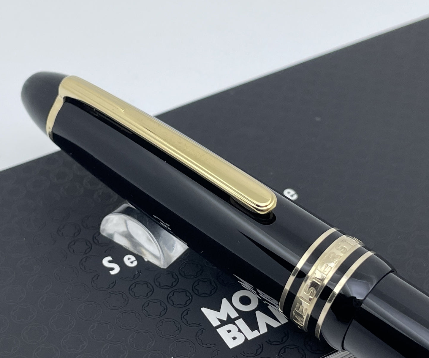 Montblanc Meisterstuck Black LeGrand 161 Gold Plated Ballpoint Pen