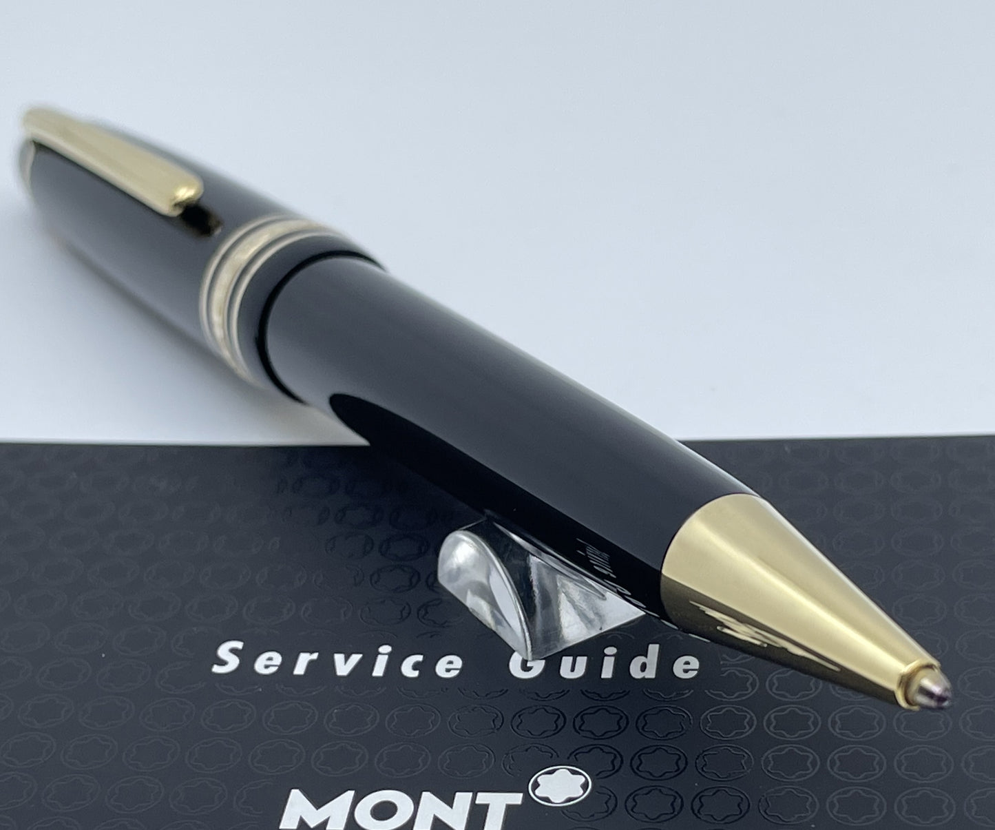 Montblanc Meisterstuck Black LeGrand 161 Gold Plated Ballpoint Pen