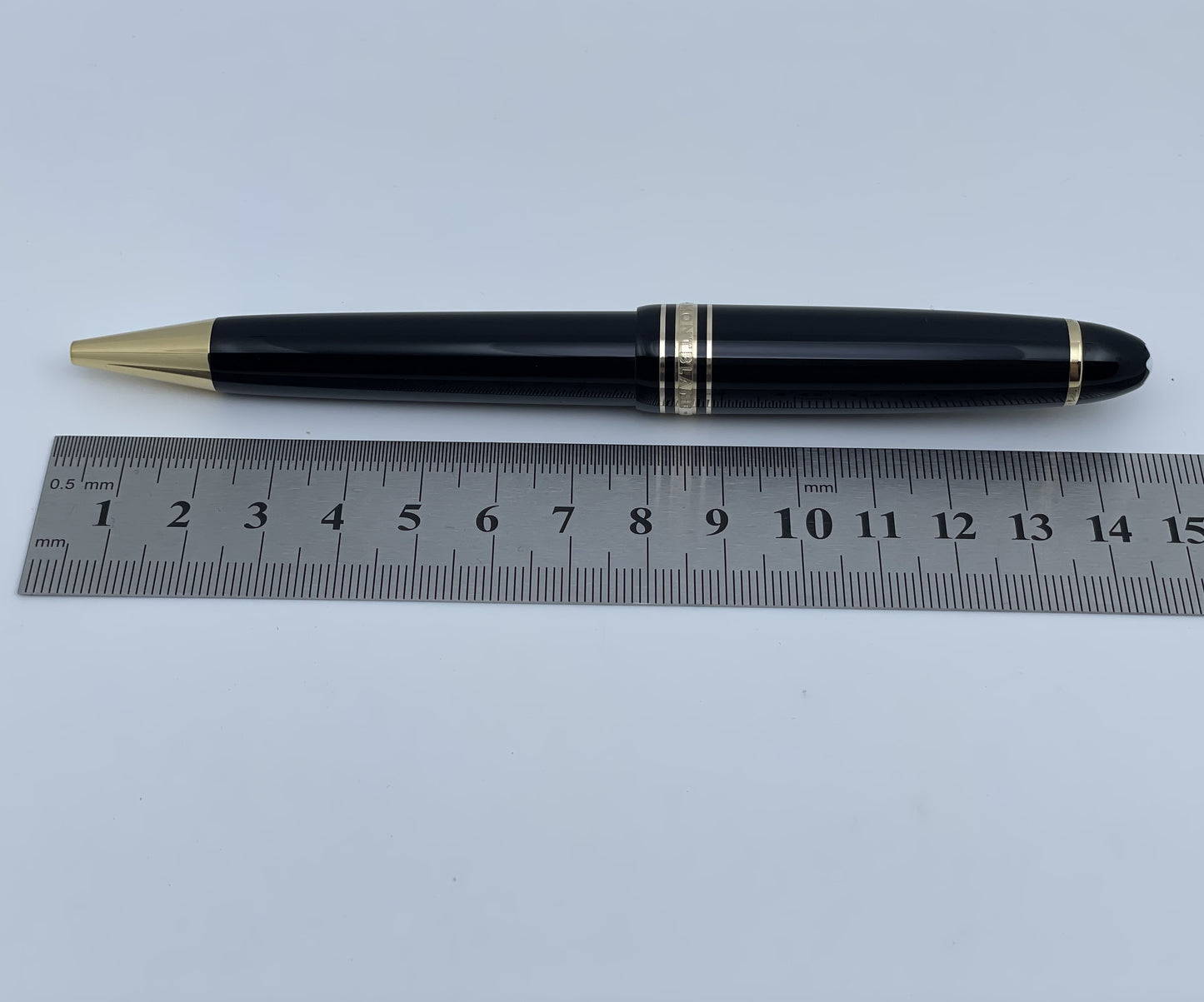 Montblanc Meisterstuck Black LeGrand 161 Gold Plated Ballpoint Pen