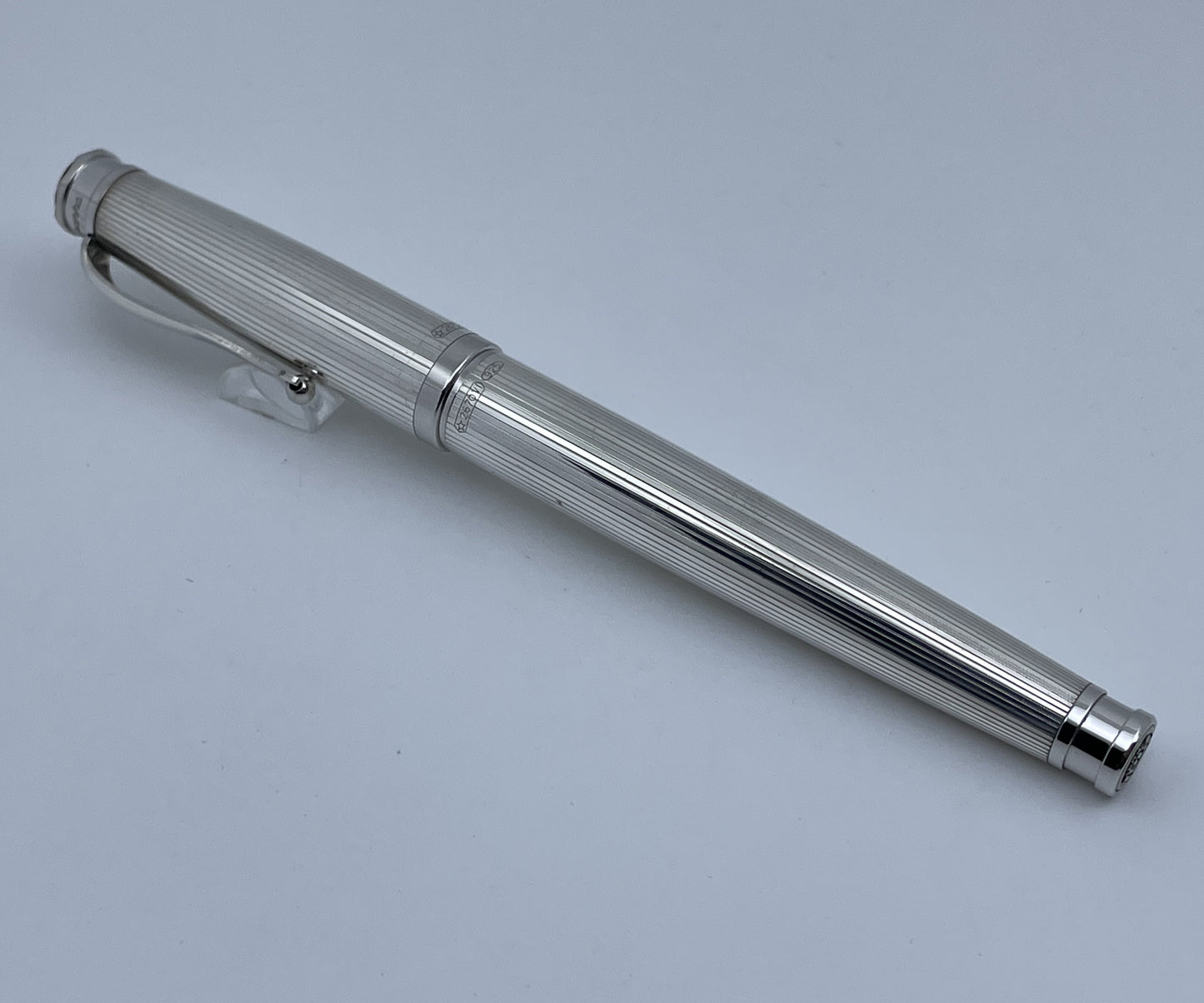 Montegrappa Memoria Stripes 925 Sterling Silver Rollerball Pen