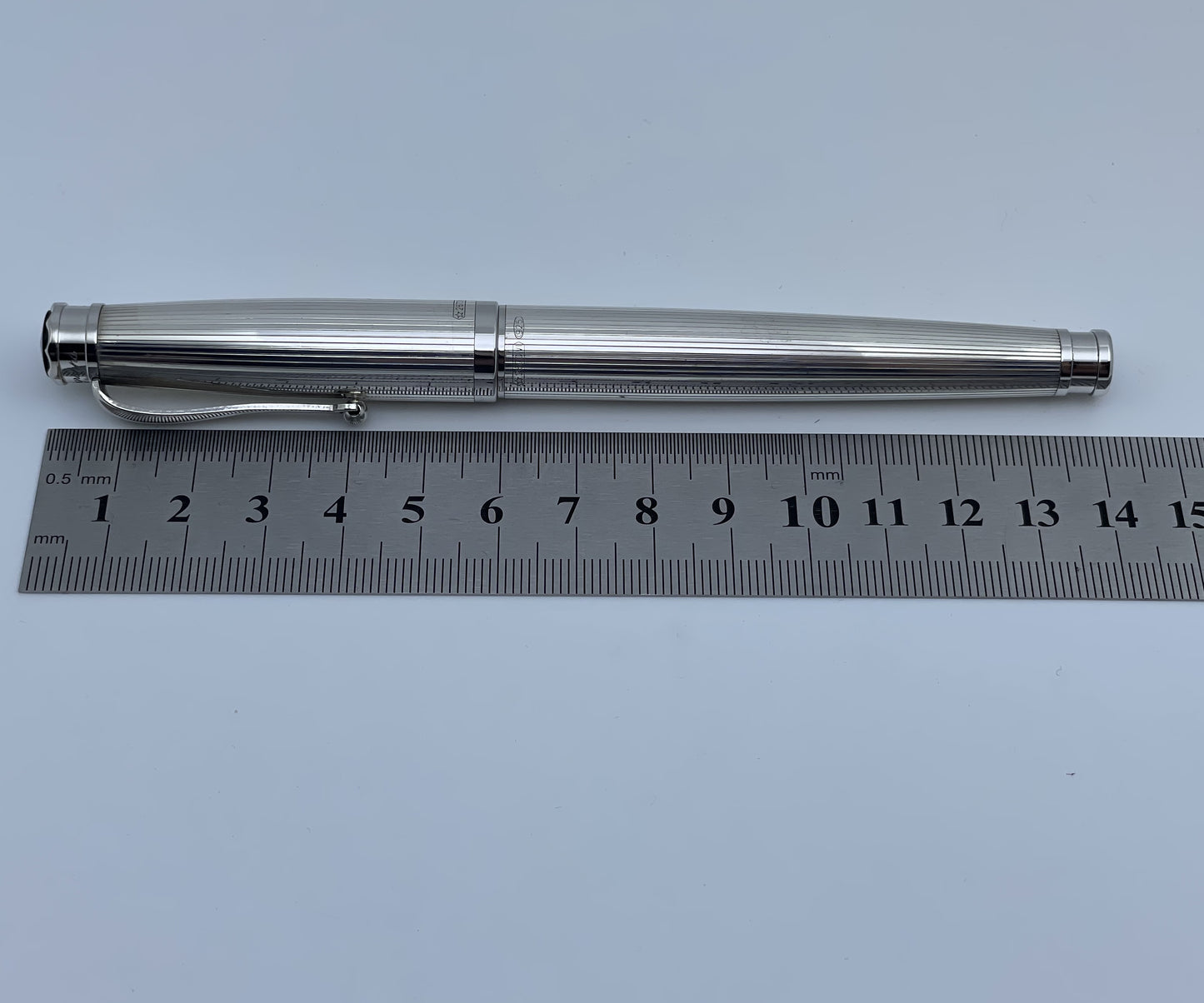 Montegrappa Memoria Stripes 925 Sterling Silver Rollerball Pen