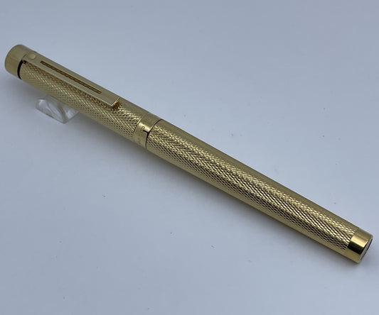 Sheaffer TARGA Gold Plated Barley Fountain Pen Made In England