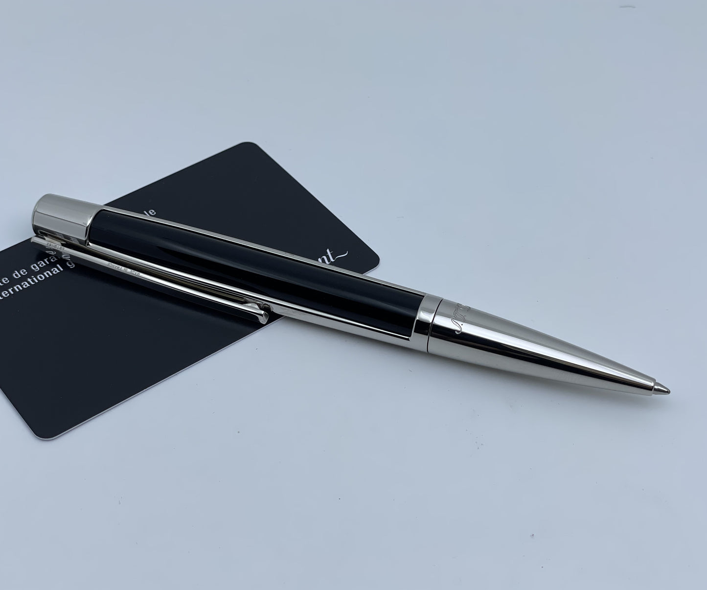 S.T. Dupont DEFI Black Lacquer And Pallidum Ballpoint Pen