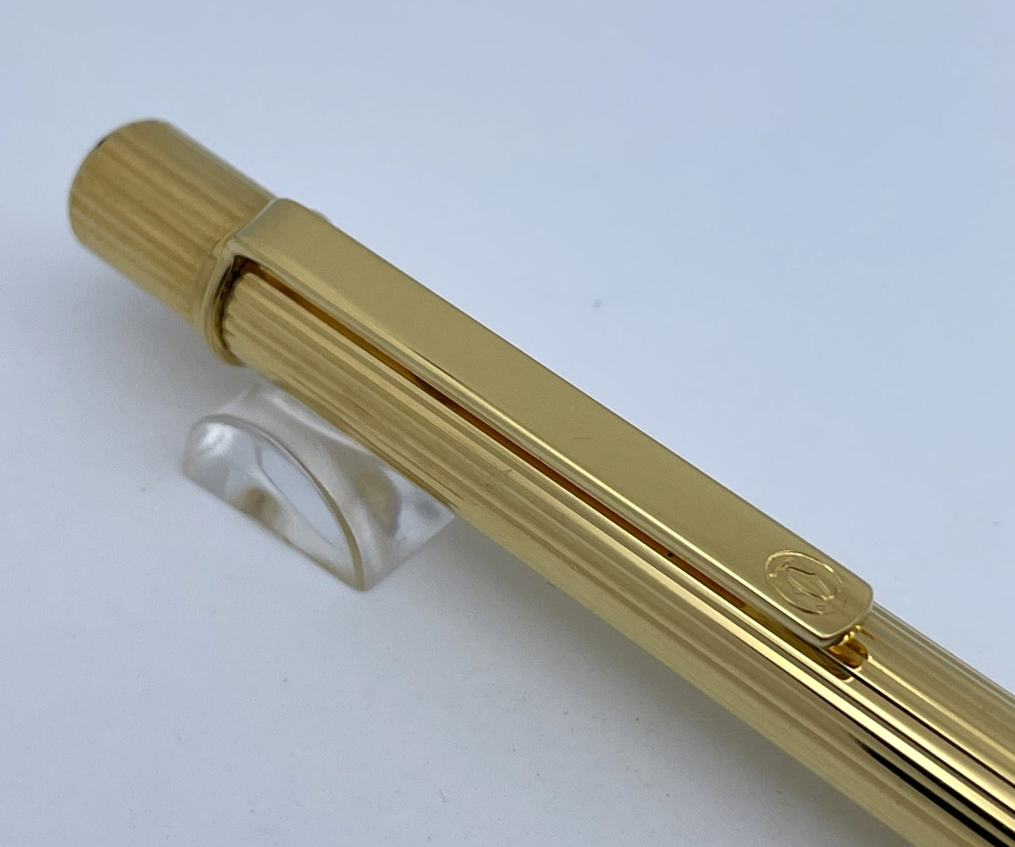 Must De Cartier Stylo Bille II Gold Plated Ballpoint Pen