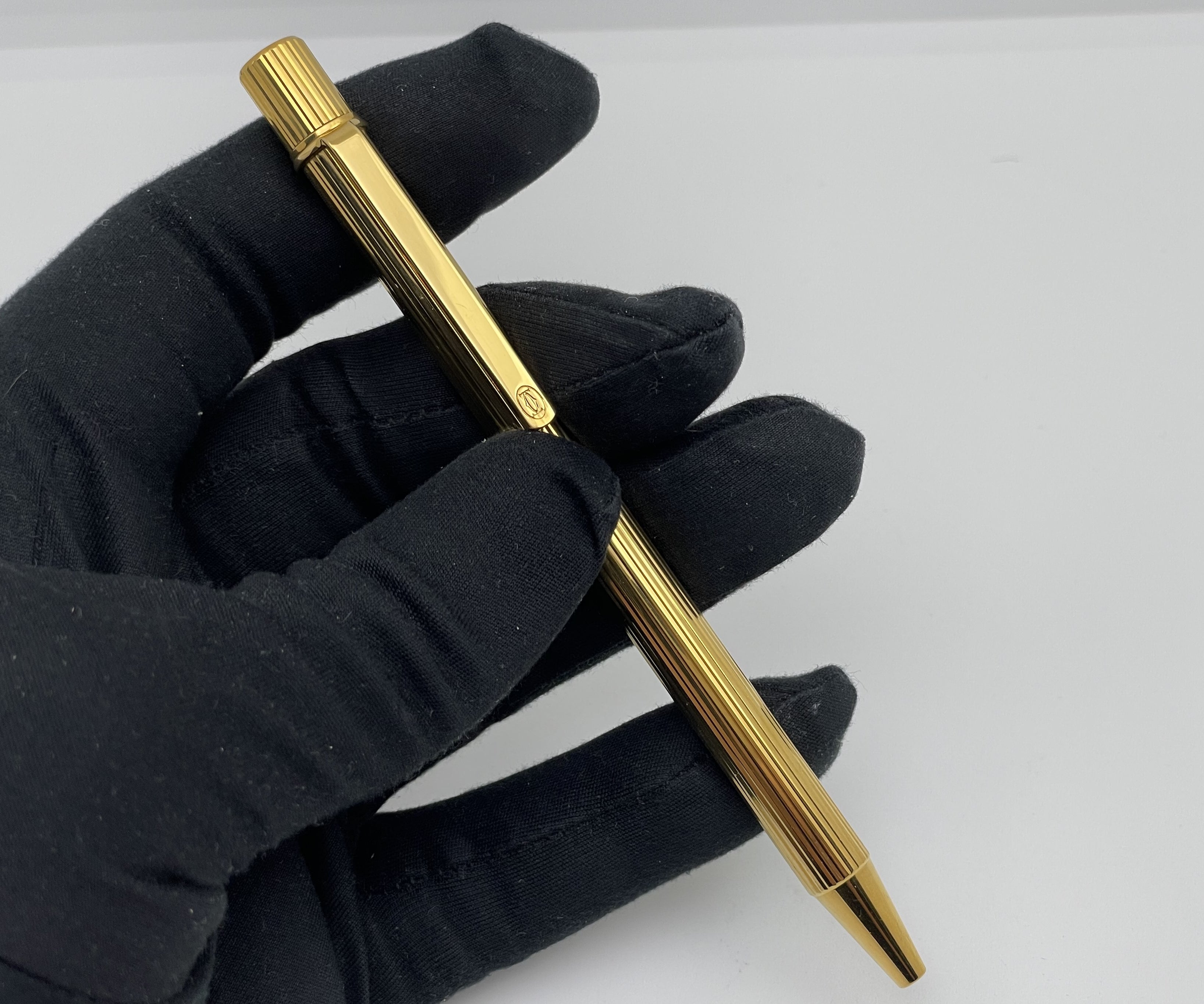 Must De Cartier Stylo Bille II Gold Plated Ballpoint Pen pensandmore