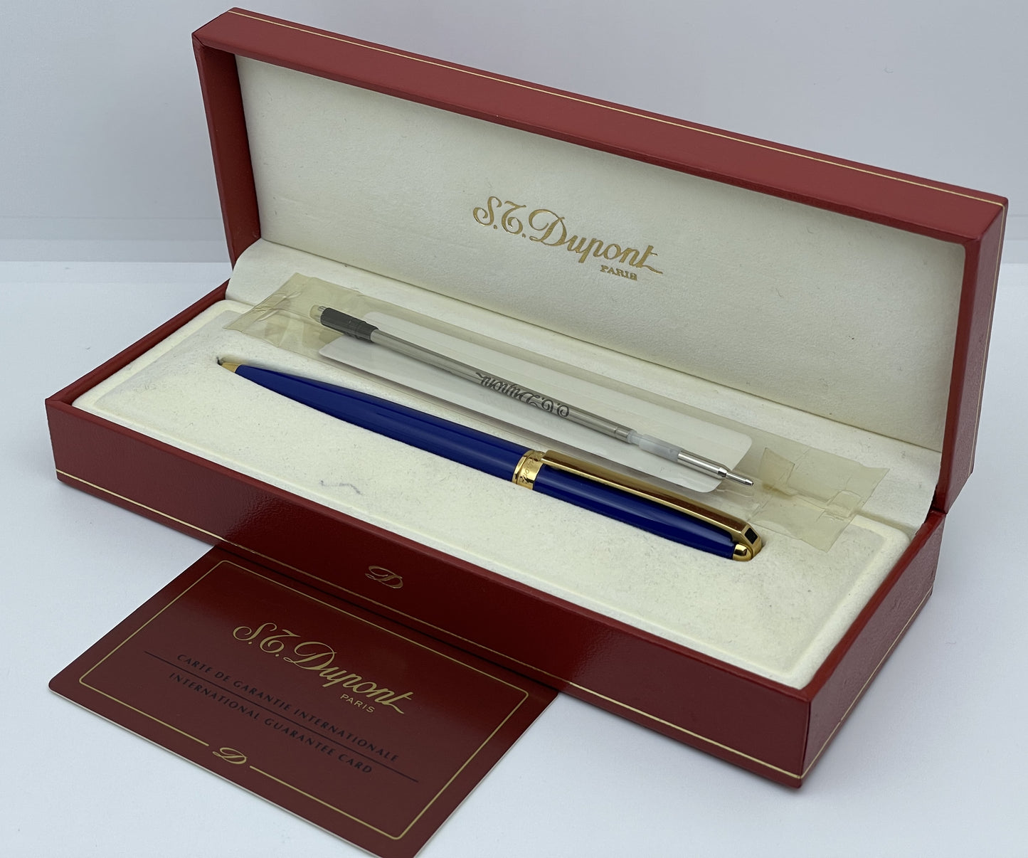 S.T. Dupont Fidelio Blue Lacquer Ballpoint Pen