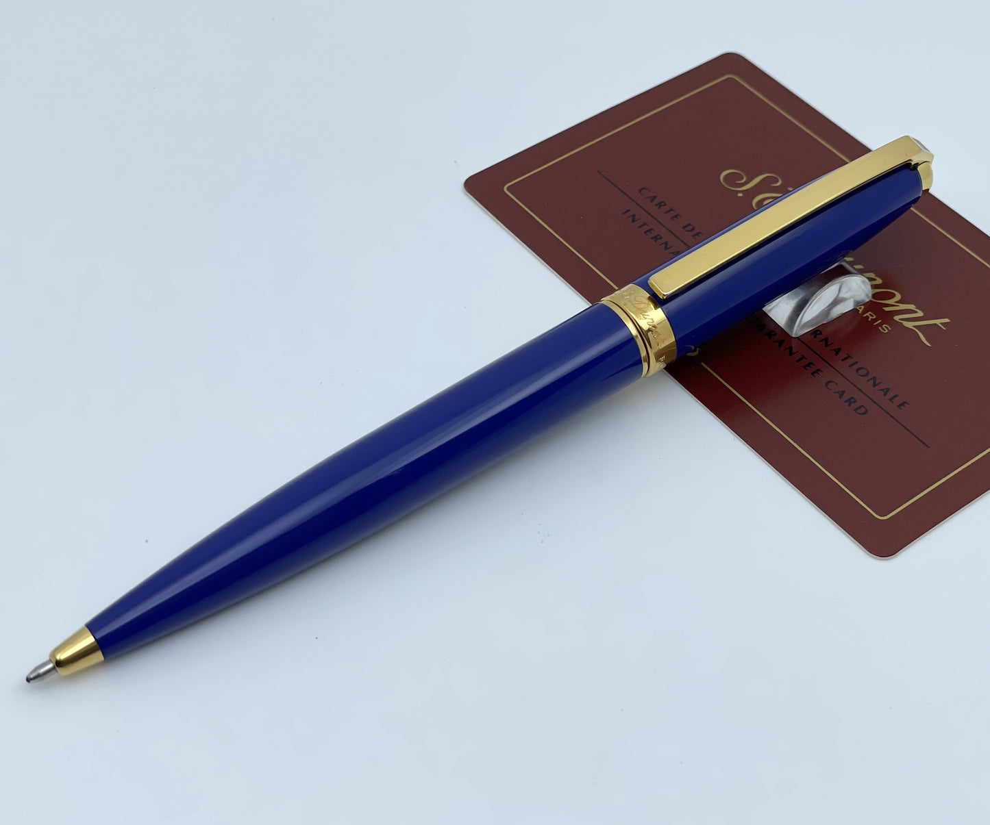 S.T. Dupont Fidelio Blue Lacquer Ballpoint Pen