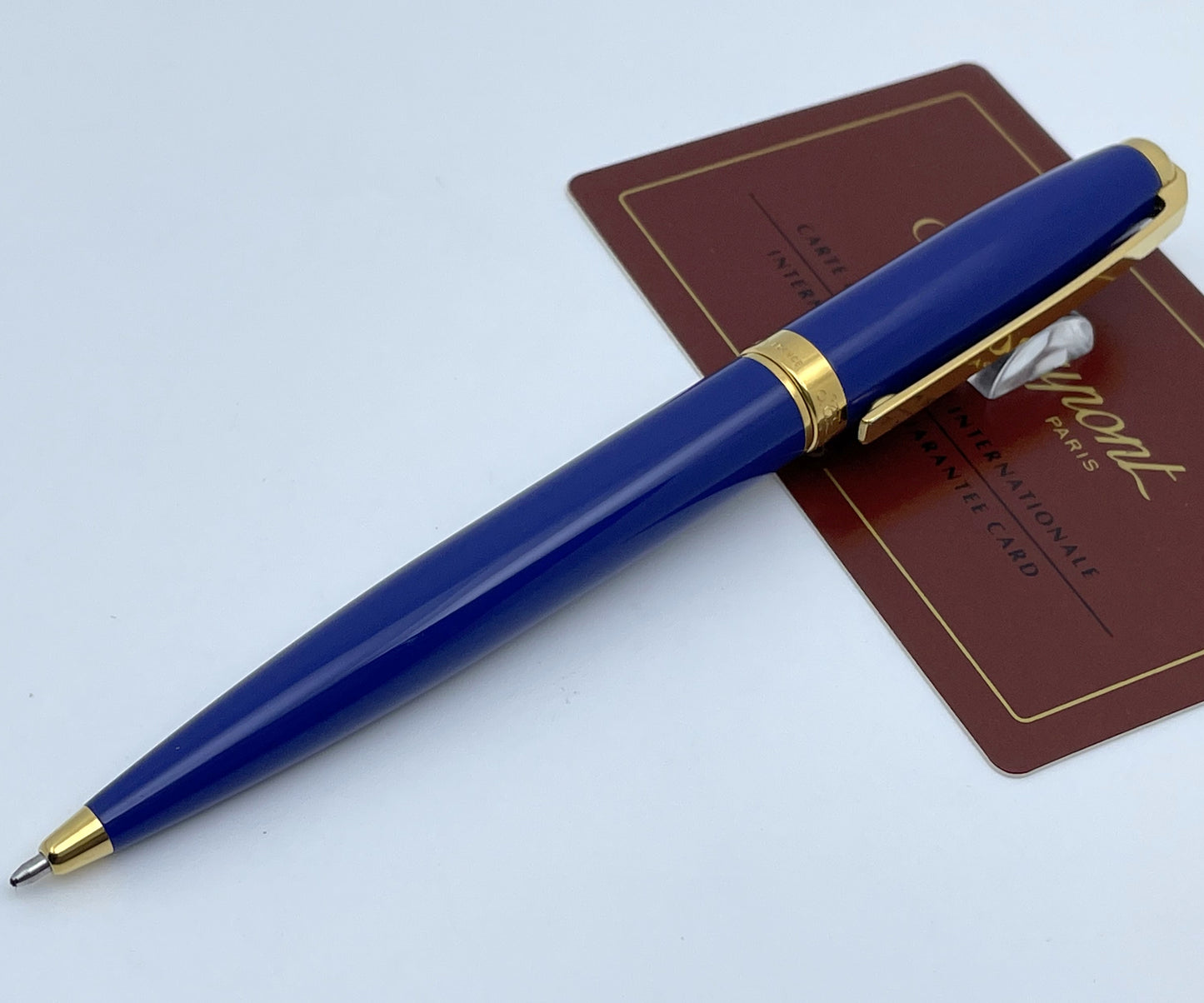 S.T. Dupont Fidelio Blue Lacquer Ballpoint Pen