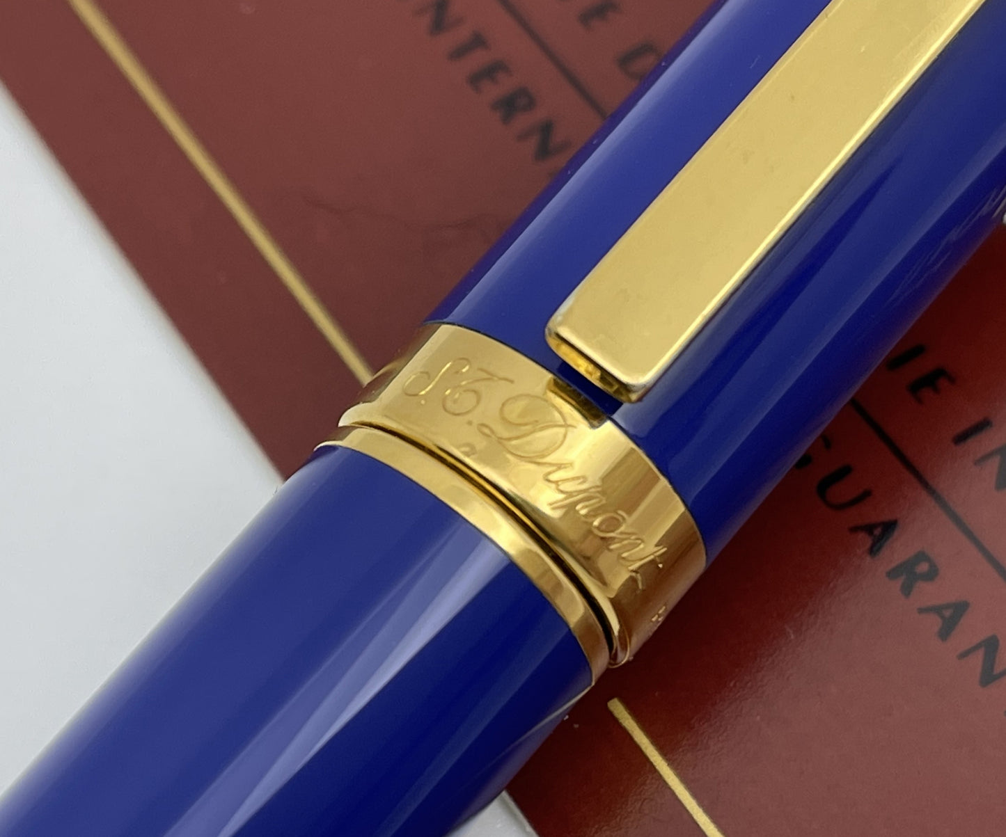 S.T. Dupont Fidelio Blue Lacquer Ballpoint Pen